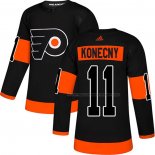 Maillot Hockey Philadelphia Flyers Travis Konecny Alterner Authentique Noir