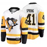 Maillot Hockey Pittsburgh Penguins Daniel Sprong 2019 Exterieur Breakaway Blanc