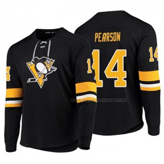 Maillot Hockey Pittsburgh Penguins Tanner Pearson Platinum Noir