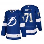 Maillot Hockey Tampa Bay Lightning Anthony Cirelli Domicile Authentique Joueur Bleu