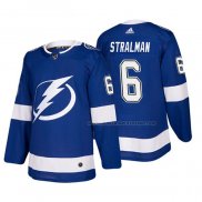 Maillot Hockey Tampa Bay Lightning Anton Stralman Domicile Authentique Joueur Bleu