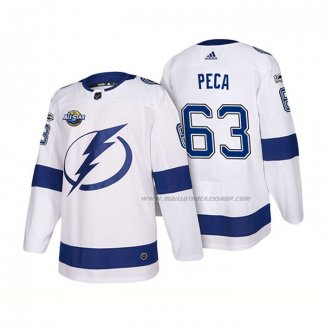 Maillot Hockey Tampa Bay Lightning Matthew Peca 2018 Blanc