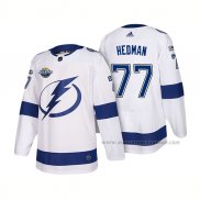 Maillot Hockey Tampa Bay Lightning Victor Hedman 2018 Blanc