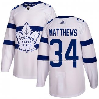 Maillot Hockey Toronto Maple Leafs Auston Matthews Authentique 2018 Stadium Series Blanc