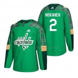 Maillot Hockey Washington Capitals Matt Niskanen 2018 Dia de San Patricio Vert