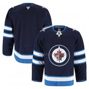 Maillot Hockey Winnipeg Jets Domicile Autentico Pro Bleu1