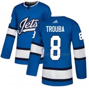 Maillot Hockey Winnipeg Jets Jacob Trouba Alterner Authentique Bleu