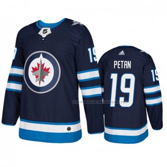 Maillot Hockey Winnipeg Jets Nic Petan Domicile Authentique Bleu