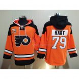 Veste a Capuche Philadelphia Flyers Carter Hart Orange