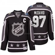 Maillot Hockey 2017 All Star Edmonton Oilers Connor Mcdavid Noir