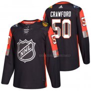 Maillot Hockey 2018 All Star Chicago Blackhawks Corey Crawford Noir2