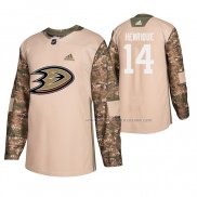 Maillot Hockey Anaheim Ducks Adam Henrique Veterans Day Camouflage