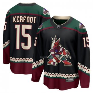 Maillot Hockey Arizona Coyotes Alex Kerfoot Domicile Breakaway Noir