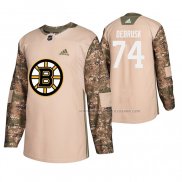 Maillot Hockey Boston Bruins Jake Debrusk Veterans Day Camouflage