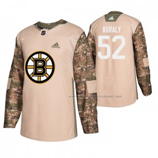 Maillot Hockey Boston Bruins Sean Kuraly Veterans Day Camouflage