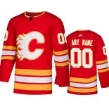 Maillot Hockey Calgary Flames Personnalise Alterner Authentique Rouge