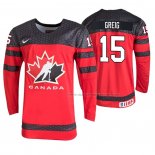 Maillot Hockey Canada Ridly Greig 2019 Hlinka Gretzky Cup Rouge