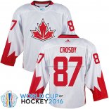 Maillot Hockey Canada Sidney Crosby 2016 World Cup Blanc