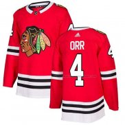 Maillot Hockey Chicago Blackhawks Bobby Orr Domicile Authentique Rouge