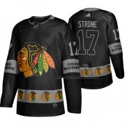 Maillot Hockey Chicago Blackhawks Dylan Strome Breakaway Noir