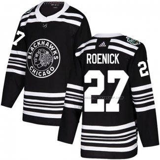 Maillot Hockey Chicago Blackhawks Jeremy Roenick Authentique 2019 Winter Classic Noir