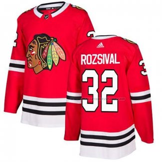 Maillot Hockey Chicago Blackhawks Michal Rozsival Domicile Authentique Rouge