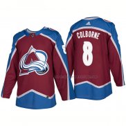 Maillot Hockey Colorado Avalanche Joe Colborne Domicile Premier 2017-2018 Rouge