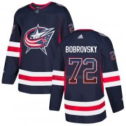 Maillot Hockey Columbus Blue Jackets Sergei Bobrovsky Drift Fashion Bleu