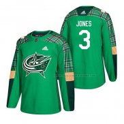 Maillot Hockey Columbus Blue Jackets Seth Jones 2018 Dia de San Patricio Vert