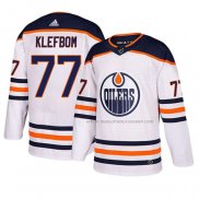 Maillot Hockey Edmonton Oilers Oscar Klefbom Exterieur Blanc