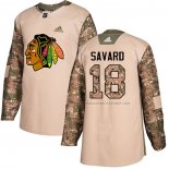 Maillot Hockey Enfant Chicago Blackhawks Denis Savard Authentique 2017 Veterans Day Camouflage