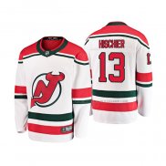 Maillot Hockey Enfant New Jersey Devils Nico Hischier Alterner Breakaway Blanc