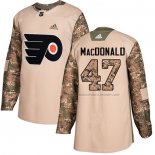 Maillot Hockey Enfant Philadelphia Flyers Andrew Macdonald Authentique 2017 Veterans Day Camouflage