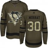 Maillot Hockey Enfant Pittsburgh Penguins Matt Murray 2018 Salute To Service Vert Militar