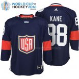 Maillot Hockey Enfant USA Patrick Kane Premier 2016 World Cup Bleu