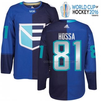 Maillot Hockey Europa Marian Hossa Premier 2016 World Cup Bleu