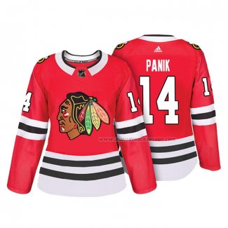 Maillot Hockey Femme Chicago Blackhawks Richard Panik Authentique Joueur Rouge