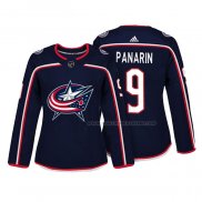 Maillot Hockey Femme Columbus Blue Jackets Artemi Panarin Authentique Joueur Bleu