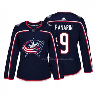 Maillot Hockey Femme Columbus Blue Jackets Artemi Panarin Authentique Joueur Bleu