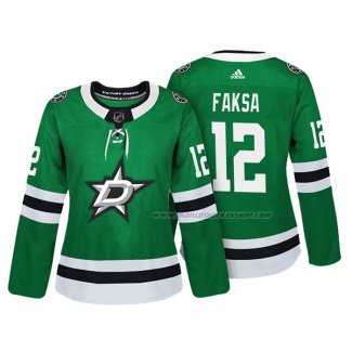 Maillot Hockey Femme Dallas Stars Radek Faksa Authentique Joueur Vert