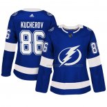Maillot Hockey Femme Tampa Bay Lightning Nikita Kucherov Authentique Joueur Bleu