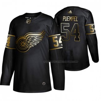 Maillot Hockey Golden Edition Detroit Red Wings Matt Puempel Authentique Noir