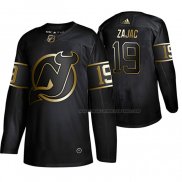 Maillot Hockey Golden Edition New Jersey Devils Travis Zajac Authentique Noir