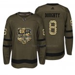 Maillot Hockey Los Angeles Kings Drew Doughty Salute To Service Vert Militar