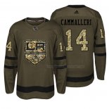 Maillot Hockey Los Angeles Kings Michael Cammalleri Salute To Service Vert Militar