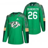 Maillot Hockey Nashville Predators Harry Zolnierczyk 2018 Dia de San Patricio Vert