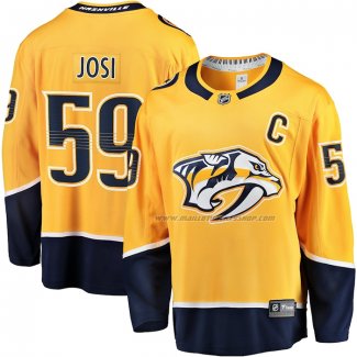 Maillot Hockey Nashville Predators Roman Josi Domicile Breakaway Or