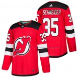 Maillot Hockey New Jersey Devils Cory Schneider Authentique Domicile 2018 Rouge