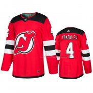 Maillot Hockey New Jersey Devils Egor Yakovlev Domicile Authentique Rouge