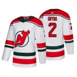 Maillot Hockey New Jersey Devils Eric Gryba Alterner Authentique Blanc